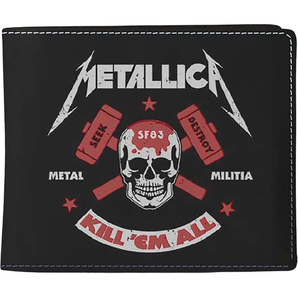 Metallica Other - Metallica Kill Em All 2 Wallet / Black/Red/White